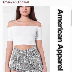 • BNWT • American Apparel Snakeskin Shorts • Sz. 2 •